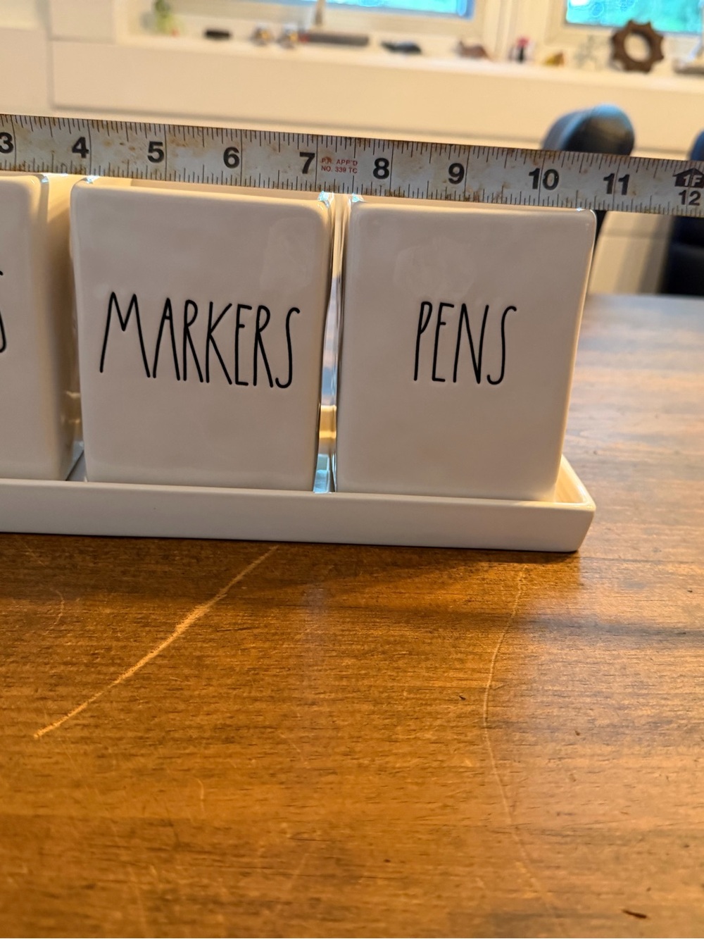 Rae Dunn PENCILS MARKER PENS holder - Picture 2 of 5